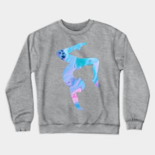 Gymnast Stag Handstand Rainbow Crewneck Sweatshirt